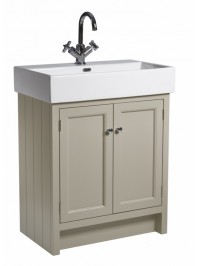 ROPER RHODES 700MM HAMPTON BASIN UNIT WITH CERAMIC BASIN ONE TAP HOLE MOCHA