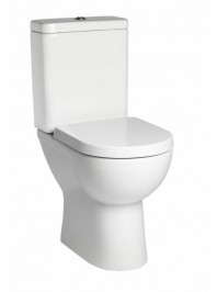 TAVISTOCK ION COMFORT HEIGHT CLOSE COUPLED TOILET WITH SOFT CLOSE SEAT