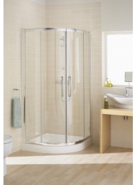 Lakes Classic double door  Offset Quadrant silver