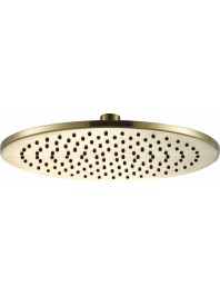 Just taps vos round shower head brushed brass