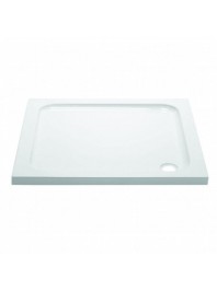 Square Slimline shower trays inc waste