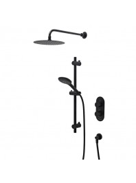 UNITY DUAL FUNCTION CONCEALED SHOWER SYSTEM - MATT BLACK