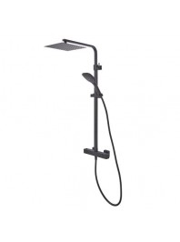 ROPER RHODES RECITE DUAL FUNCTION BAR VALVE SHOWER SYSTEM - BLACK