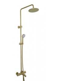 JTP VOS Thermostatic Bar valve 3 oulets, adjustable riser and, multifunction shower handle