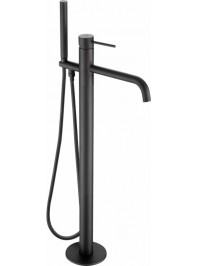 VOS Floor Standing Bath Shower Mixer with Kit matt black