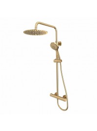 Tavistock QUANTUM DUAL FUNCTION BAR SHOWER SYSTEM BRUSHED BRASS